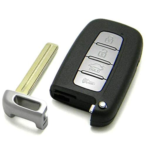 OEM Electronic 4-Button Smart Key Fob Remote Compatible With Hyundai Genesis Sonata FCC ID: SY5HMFNA04, PN: 95440-3M220, 95440-3Q000