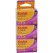 kodak 1880806 Gold 200 Film, GB13536-H - Pack of 3 (Yellow/Purple)