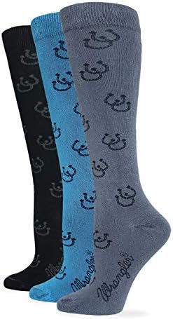 Wrangler Womens Ladies Wild West Boot Socks 3 Pair Pack