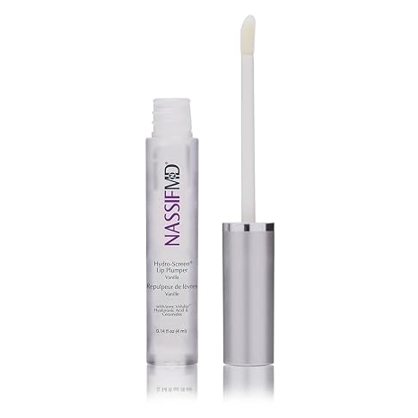 NassifMD Hydro-Screen Lip Plumper - Vanilla Hydrating Lip Gloss