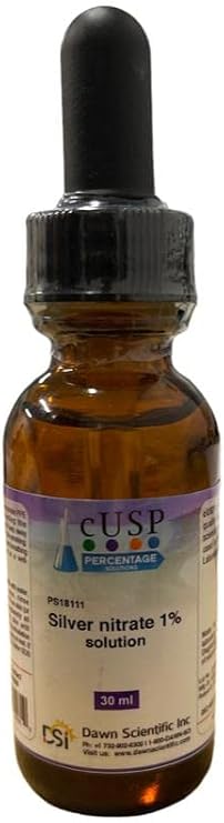 Silver Nitrate Solution 1% 30ml - Laboratory Grade