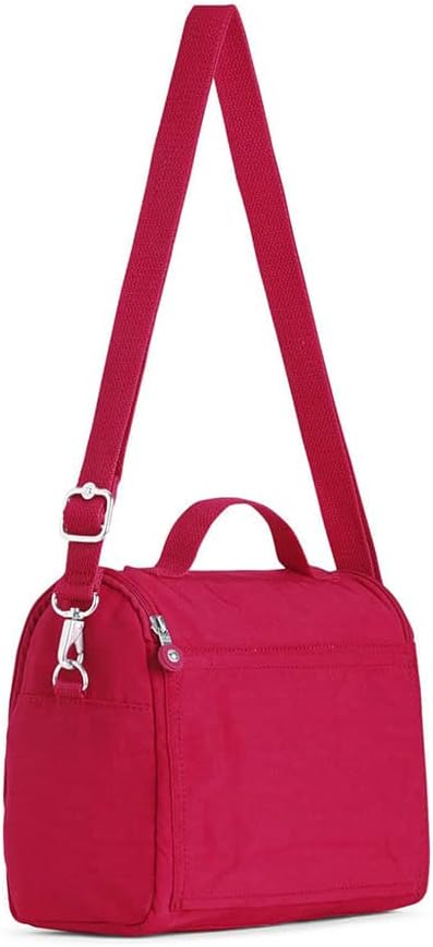 Kipling New KICHIROU, Large Insulated Lunch Bag, Water Repellent, 23 cm, 6 L, Pink (True Pink), One Size, NEW KICHIROU