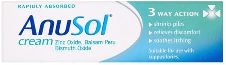 Anusol Haemorrhoids (Piles) Treatment Cream - 43g by Anusol | Zinc oxide provides soothing relief and protection