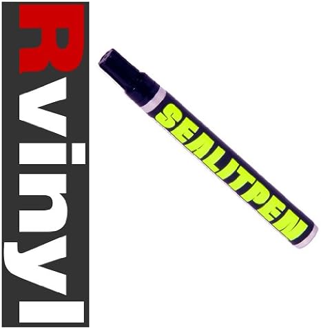 Rvinyl Pro Sealer Application Pen in Black - Vehicle Graphic Prints, Vinyl Films, Decals and Sticker Protector - Contains UV Blocker, Quick Drying - Edge Seal-It Pen