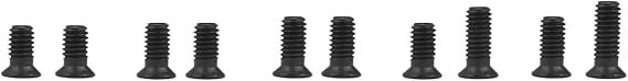 CIVIVI Stainless Steel Pocket Clip Screws CA-12B (Black)