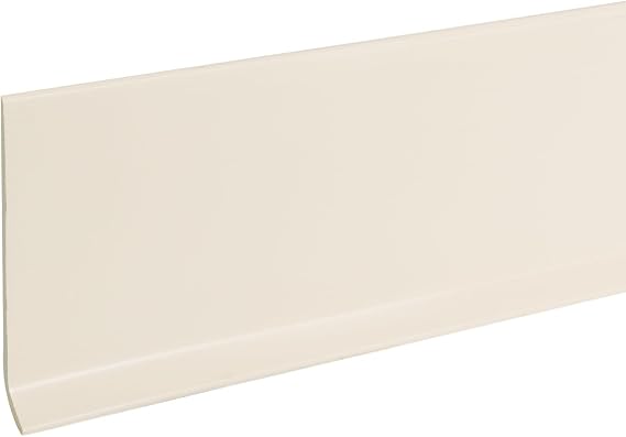 Mohawk Cream Dry Back Vinyl Wall Base Trim - 4in x 20ft Roll