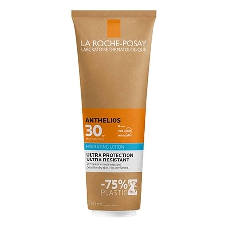 La Roche-Posay Anthelios Sun Lotion SPF 30 Sun Lotion in Cardboard Tube High UV Protection for Sensitive and Dry Skin 250 ml