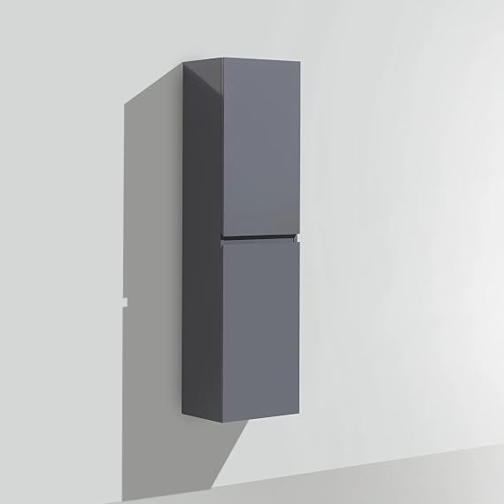 Floating Bathroom Linen Cabinet Wall Mounted Storage Cabinet with 2 Soft Close Doors, Modern Bathroom Organizer Cabinet, Scratch Resistant Finish