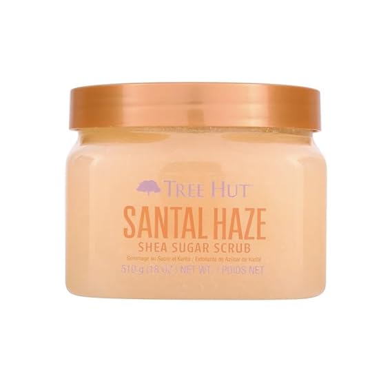 Tree Hut Body Scrub, Santal Haze, 18 Oz