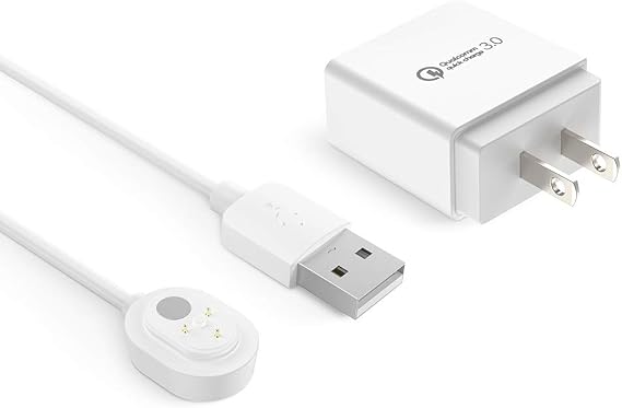 Outdoor Magnetic Charging Cable with Power Adapter for Arlo Pro 3, Pro 4, Arlo Ultra and Ultra 2 Camera - 20 Ft