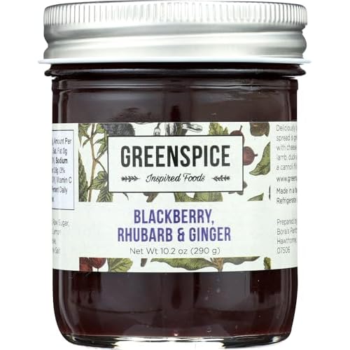 GREENSPICE: Blackberry Rhubarb and Ginger Spread