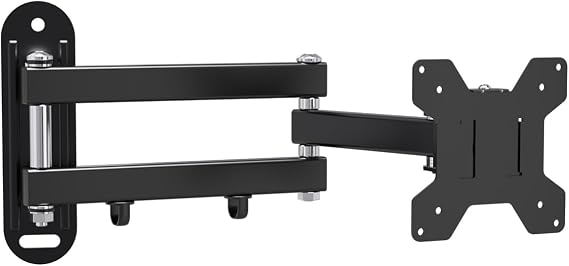 suptek TV Wall Mount Bracket Monitor arm TV Wall Mount Bracket Display arm Monitor Mount for 13-30" Adjustable up/Down, Left/Right Angle, 28.66lbs Load Capacity VESA75-100mm MA2776