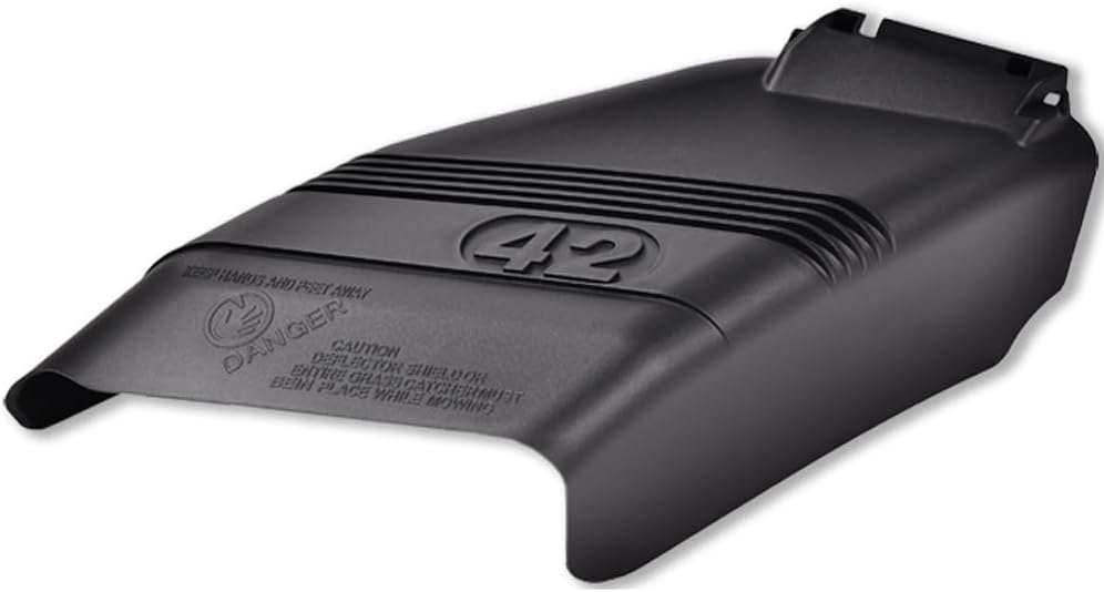 42 Deflector Shield WMounting Hardware Compatible with Husqvarna, Poulan, Craftsman, Sears and More Mowers with 42 Deck 130968 532130968