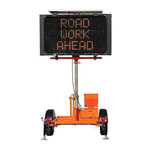 Solar Message Board Trailer, SMC 5000, Full-Matrix Mini Message Center, 44x77"