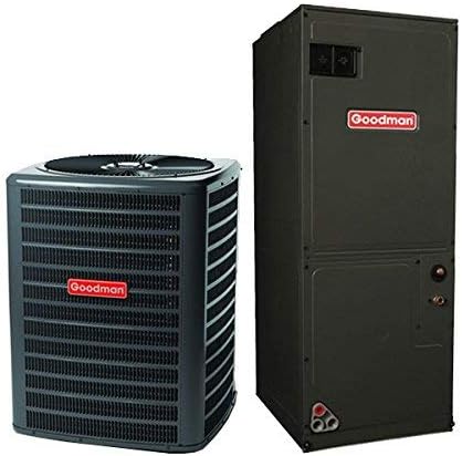 Goodman 3.5 Ton 15.2 SEER2 Heat Pump System with Multi-positional Air Handler R32 GLZS4BA4210 AMST42CU1300. Free Thermostat included.