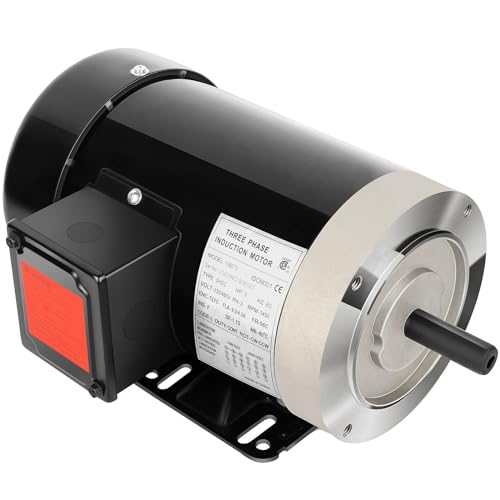3HP Electric Motor 3450RPM General Purpose Three Phase Motor 230V460V CWCCW TEFC 2Pole 60HZ
