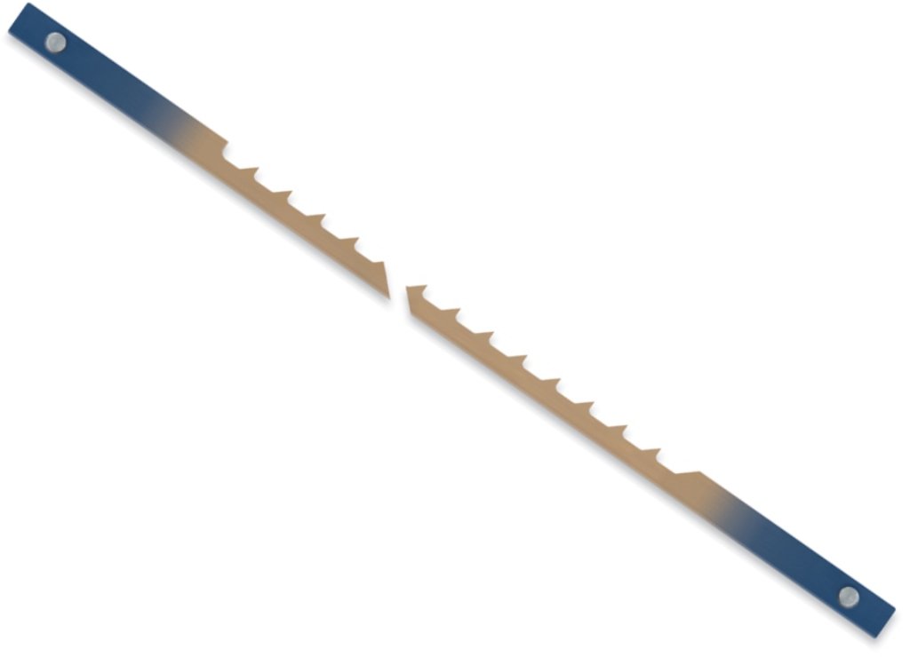 Pégas Pinned Skip 5 Pack of 12 18.5 Teeth Per Inch Woodworking Sawblades