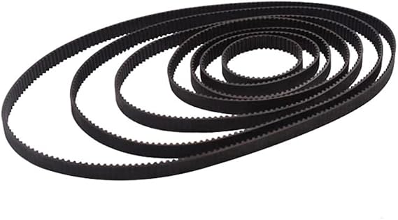 Lnanqing-Timing Belt Pulleys 3D Printer Parts GT2 6mm Closed Loop Rubber Timing Belt 606 610 616 630 640 650 660 670 690 696 700 710 738 740 750mm 2GT 1pcs, High transmission efficiency(2GT-640mm)