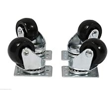 4 Pieces Server Cabinet Casters Wheels Racks Heavy Duty