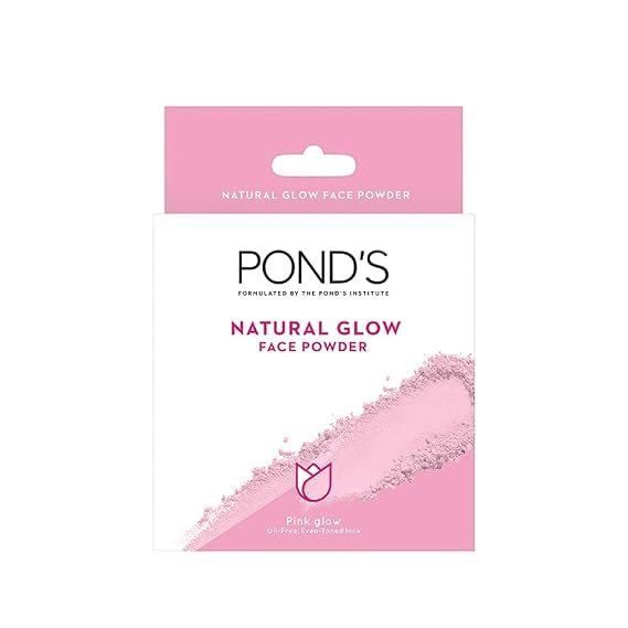 Generic Pond-s Natural Glow Face Matte Powder For Normal Skin, Pink Glow - 30G