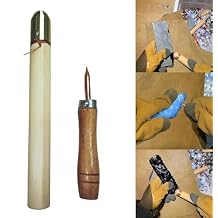 Obsidian Crafting Flint Knapping Tool, Crystal Stone Age Toolkit, Flint Napping Tools for Pros and Beginners, Including 1 Pressure Flaker and 1 Copper Boppers Flintknapping Kit - Flintknapping Tools