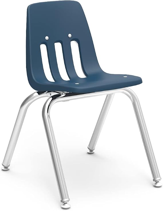 Virco 9014 Classroom Chair 14" Seat Height (Set of 40) - Navy