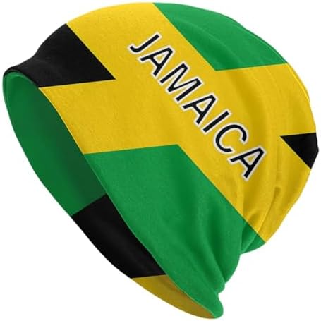 Jamaica Flag Jamaican Hats Multifunction Beanie Hat for Men Women Fashion Scarf Soft Stretch Skull Cap