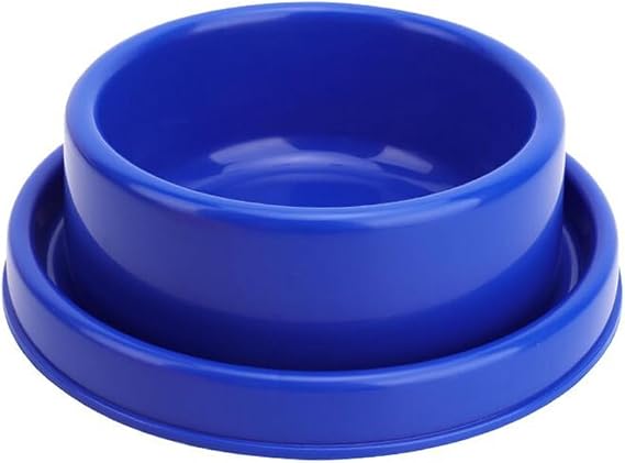 Ants Away Dog Bowl Cat Puppy Food Bowls Round No Spill Blue S | Ant Proof Cat Food Bowl, Safe Food-grade Plastic, Anti-slide, Ant-block Moat barrier, Outdoor Feeding for Cats & Puppies