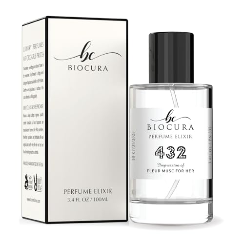BC Perfume 432 Inspired by Fleur Musc For Her Replica Fragrance Dupes Eau de Parfum Spray Bottle 3.4 Fl Oz100ml-X1