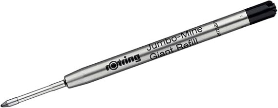 Rotring Ball Pen Refill Medium Tip - Black (Pack of 1)