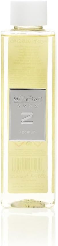 Millefiori Milano Keemun Room Diffusers Refill Zona, Yellow, 3.8 x 0.4 x 16.5 cm