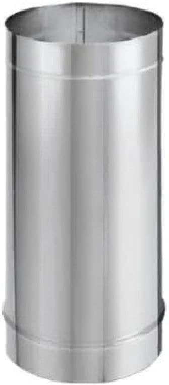 DuraVent 8DBK-12SS 8" Inner Diameter - DuraBlack Stove Pipe - Single Wall - 12", Stainless Steel