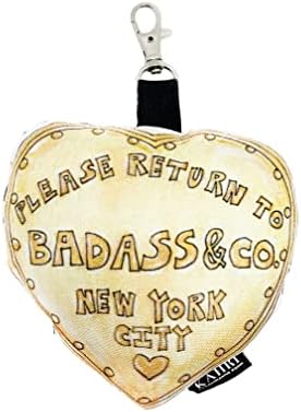 Mini Badass Heart Bag Charm