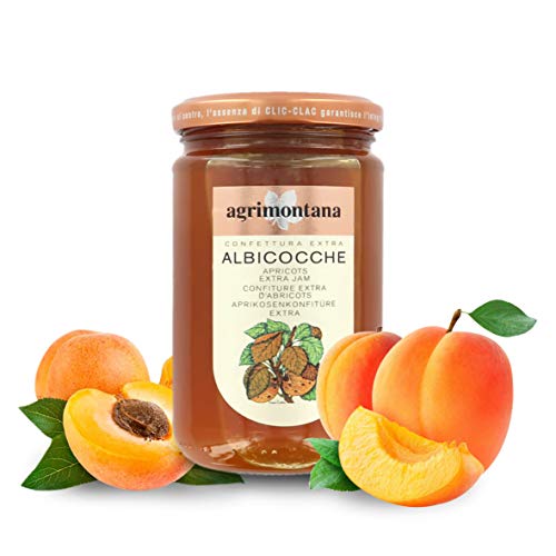 Agrimontana Apricot Extra Jam, 350 Grams  12.34 Ounces