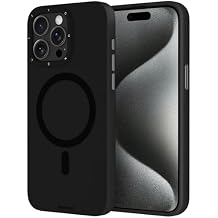 YOUNGKIT for iPhone 15 Pro Case [Military Grade Protection & Compatible with Mag] Matte Back with Aluminum Alloy Keys Button Case for iPhone 15 Pro Titanium 6.1" Frosted Black