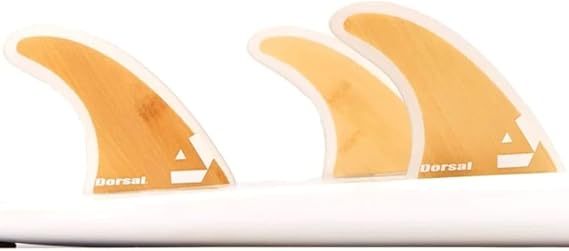 DORSAL Surfboard Fins Thruster 3 Set Futures Compatible with Honeycomb Hexcore