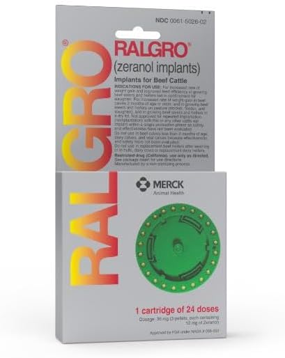 Merck Animal Health Ralgro Implants 24DS