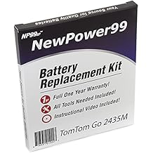 Battery Replacement Kit with Battery, Video Instructions and Tools for Tomtom GO 2435M