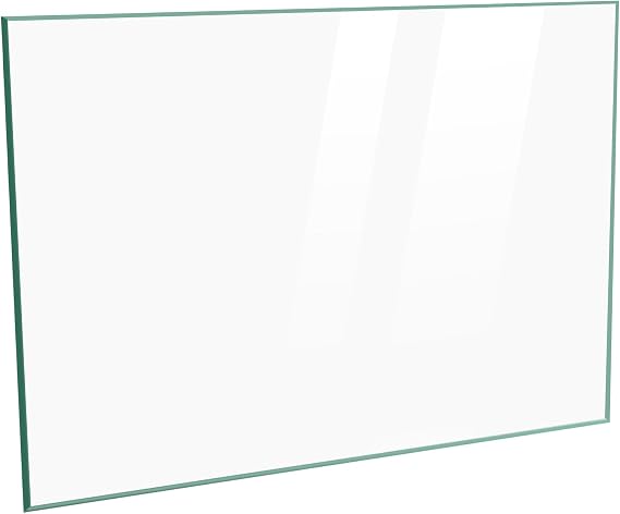 Heavy Duty Thickening 240350620 Refrigerator Glass Shelf Replacement Compatible with Frigidaire, Kelvinator, Kenmore, White-Westinghouse,Freezer Glass Shelves Replace PD00000513(23.78"X16.34")