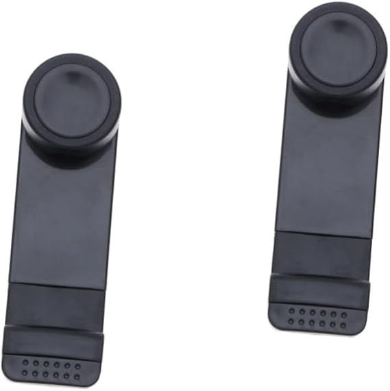 2pcs Automotive Air Conditioner Outlet Phone Bracket Car Navigation Holder for Mobile Devices Black User-Friendly Design Material Fits Smartphones