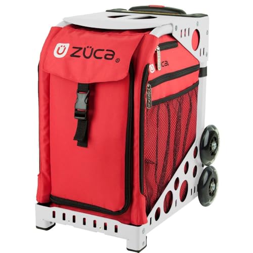 ZUCA Bag Chili Insert & Gray Frame w Flashing Wheels