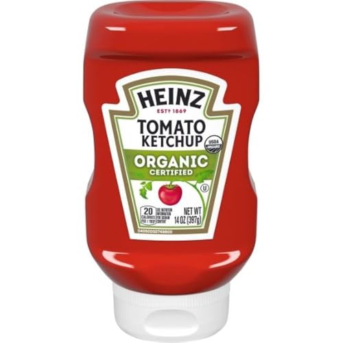 Heinz Organic Tomato Ketchup 6 Ct Pack, 14 Oz Bottles