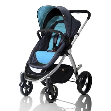Mountain Buggy Cosmopolitan Stroller with Rain Cover (Turquoise)