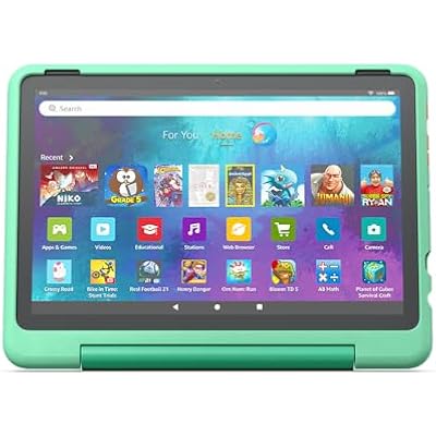 Amazon Kid-Friendly Case for Fire HD 10 tablet (Only compatible with 13th generation tablet, 2023 release) - Mint
