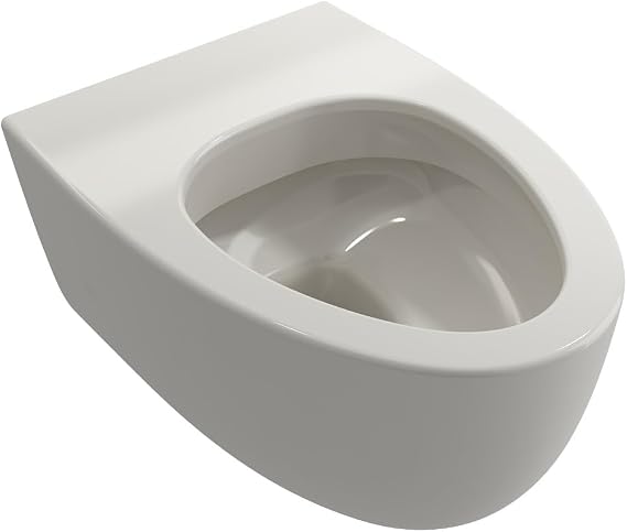 BOCCHI Milano Wall-hung Elongated Toilet Bowl in Biscuit