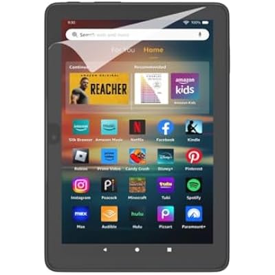 Anti-Glare Screen Protector (2 Pack), for Amazon Fire HD 8 tablet (2022 & 2024 releases)