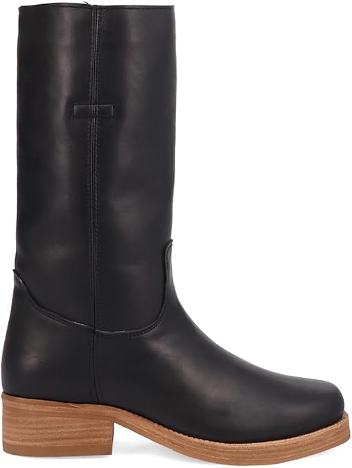Dingo Mens Dutton Round Toe Pull On Casual Boots Mid Calf