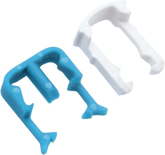 7.89mm Blue/Green & White External Injector Pump Diesel Filter Fuel Line Clip Compatible for Jeep Wrangler Compass