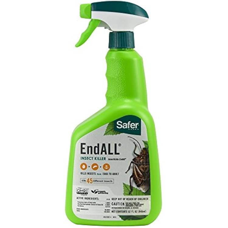 Safer Brand 5102 5102-6 Ready-to-Use End All Insect Killer-32 oz, 32 oz, Green