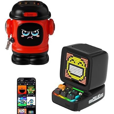 Divoom Portable Bluetooth Speaker Sound & 3-in-1 Fast Charging Adapter for On-the-Go Convenience